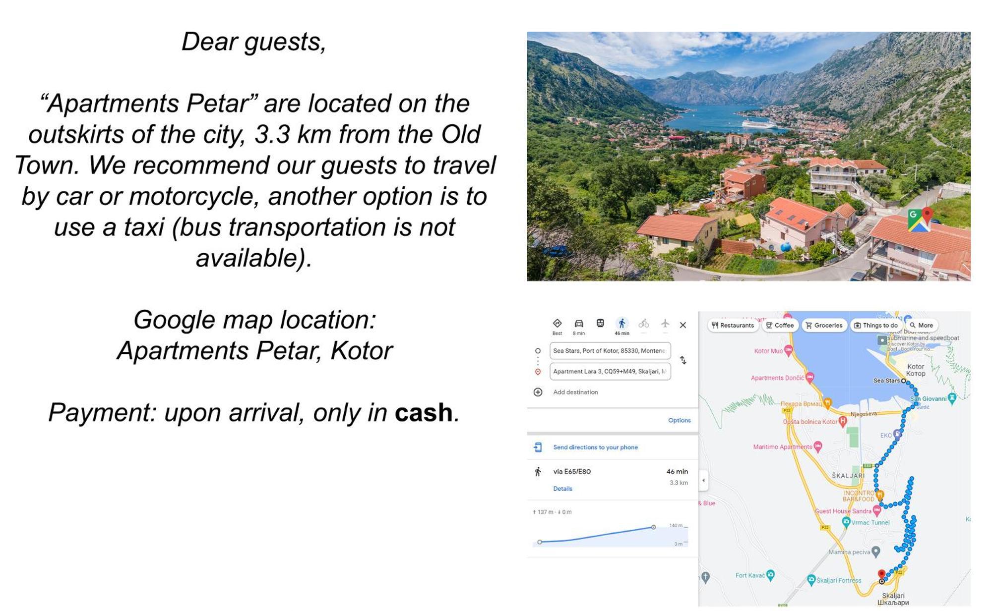 Apartment Petar 1 Kotor Ngoại thất bức ảnh